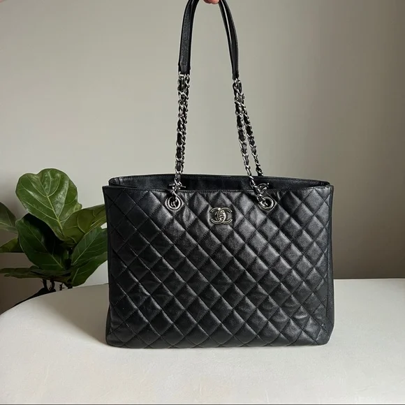 SOLD 🤩 Chanel shopper grain leather tote - Picture 2 of 16